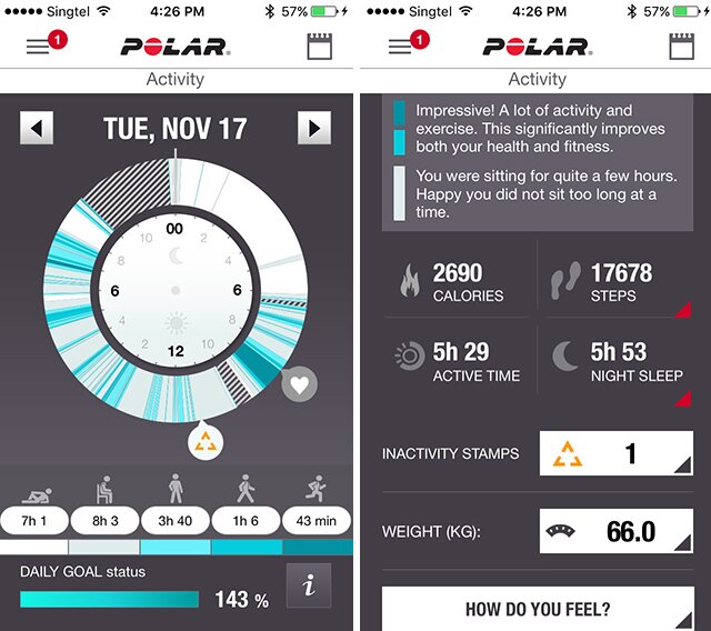 Polar-Flow-mobile-app-dashboard